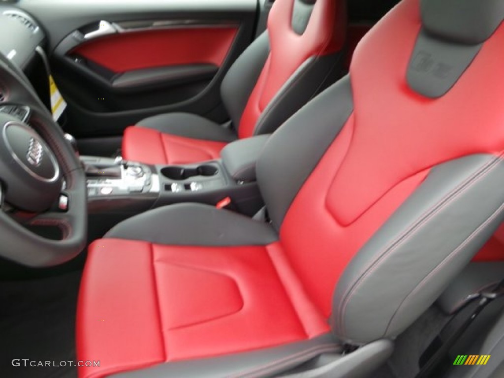 2015 Audi S5 3.0T Premium Plus quattro Cabriolet Front Seat Photo #101914638