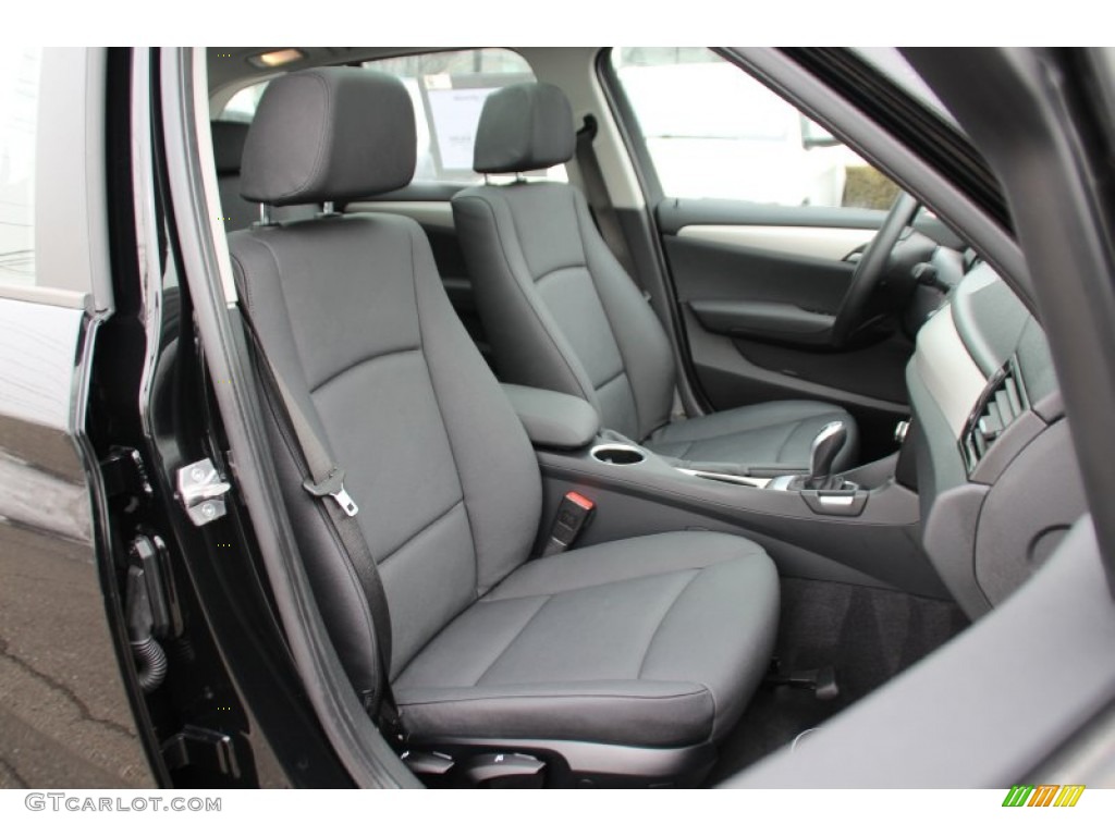 Black Interior 2013 BMW X1 xDrive 28i Photo #101914754