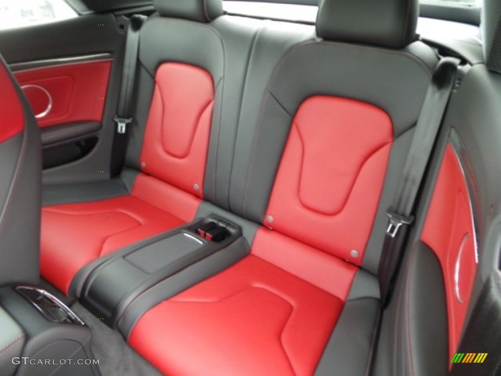 2015 Audi S5 3.0T Premium Plus quattro Cabriolet Rear Seat Photos