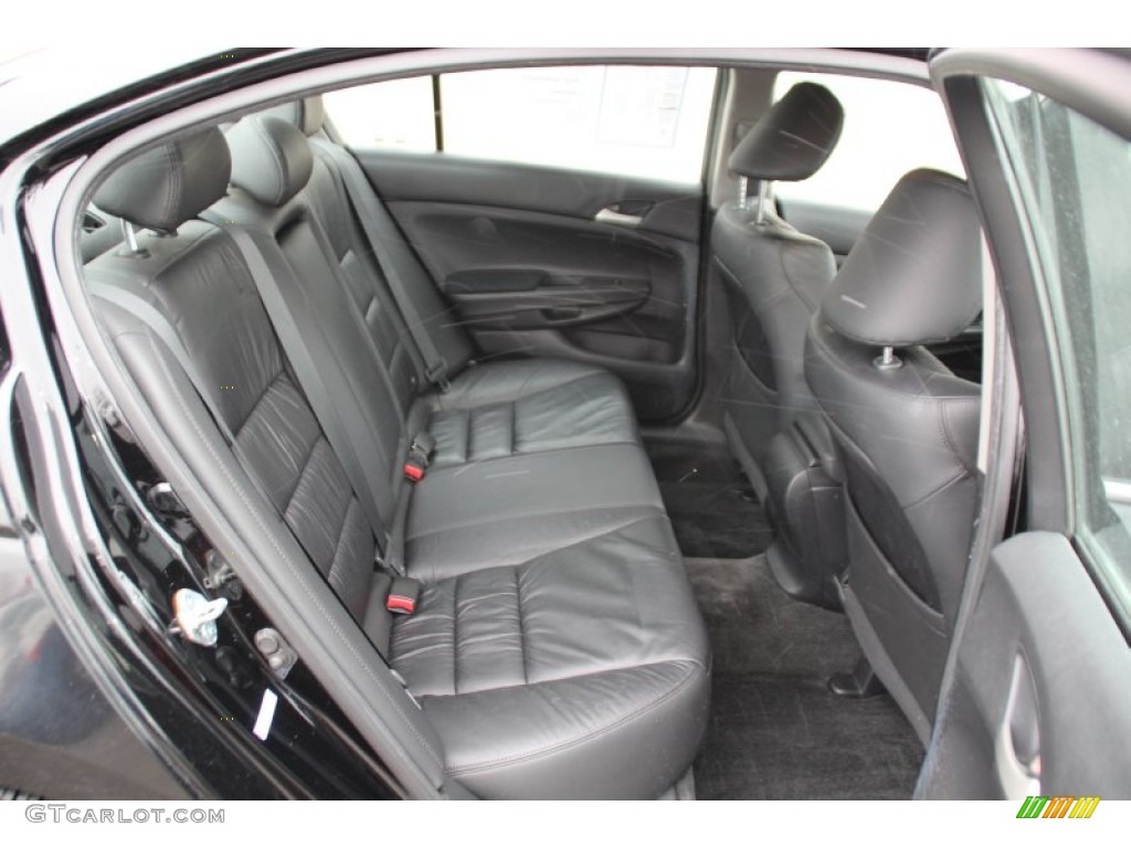 Black Interior 2012 Honda Accord SE Sedan Photo #101915096