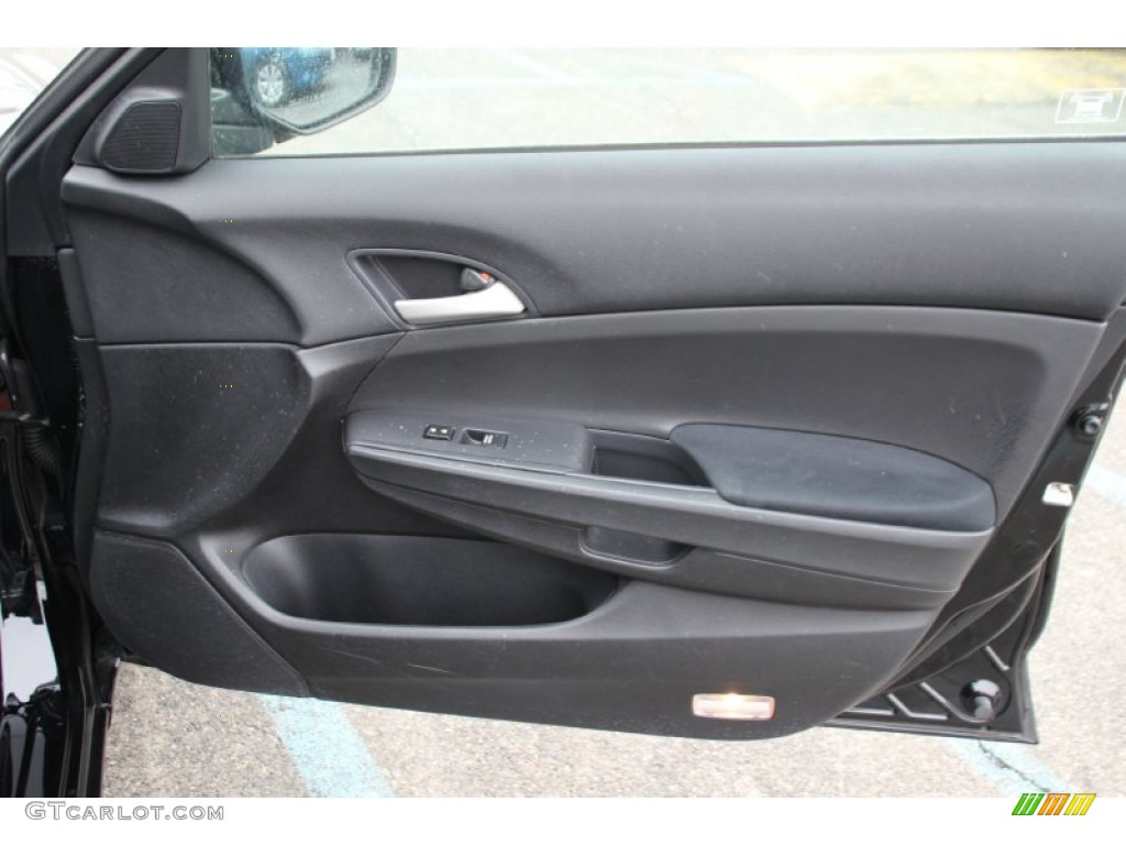2012 Honda Accord SE Sedan Black Door Panel Photo #101915120
