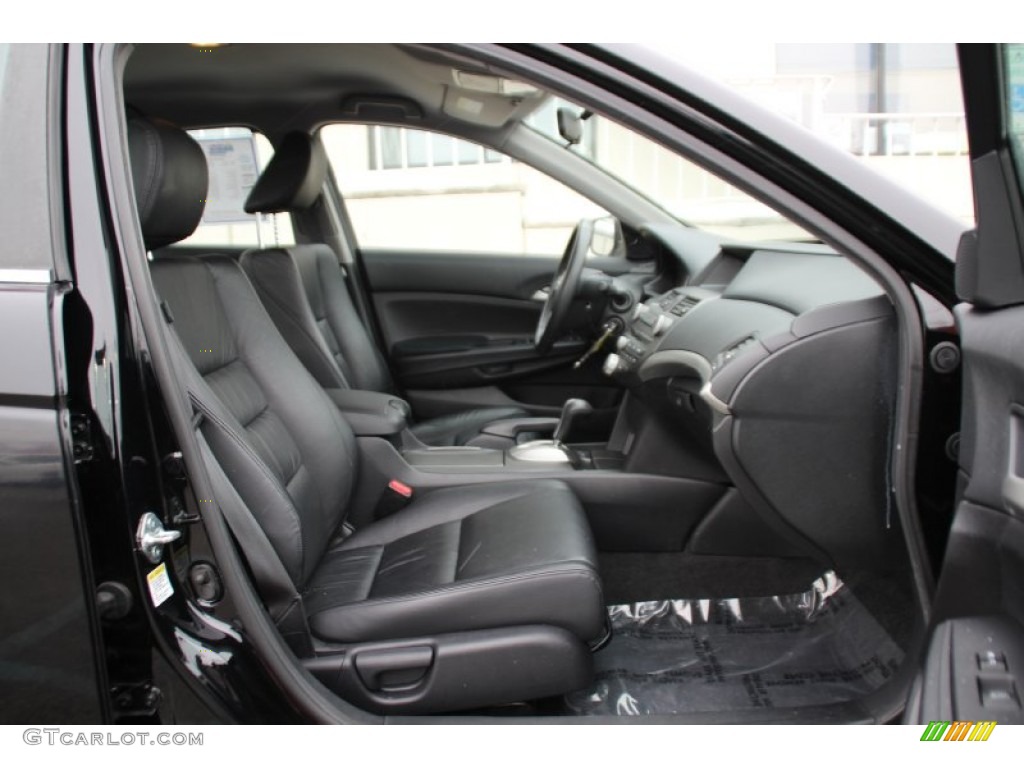 Black Interior 2012 Honda Accord SE Sedan Photo #101915162