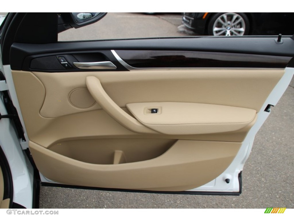 2015 BMW X3 xDrive28i Sand Beige Door Panel Photo #101916326