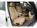 2015 BMW X3 Sand Beige Interior Front Seat Photo