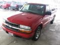 2002 Victory Red Chevrolet S10 LS Extended Cab  photo #19