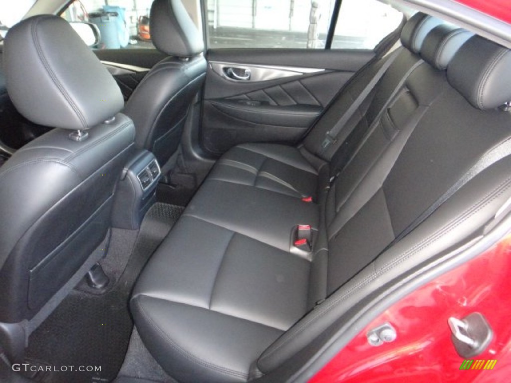 2014 Infiniti Q 50 3.7 Premium Rear Seat Photo #101916704