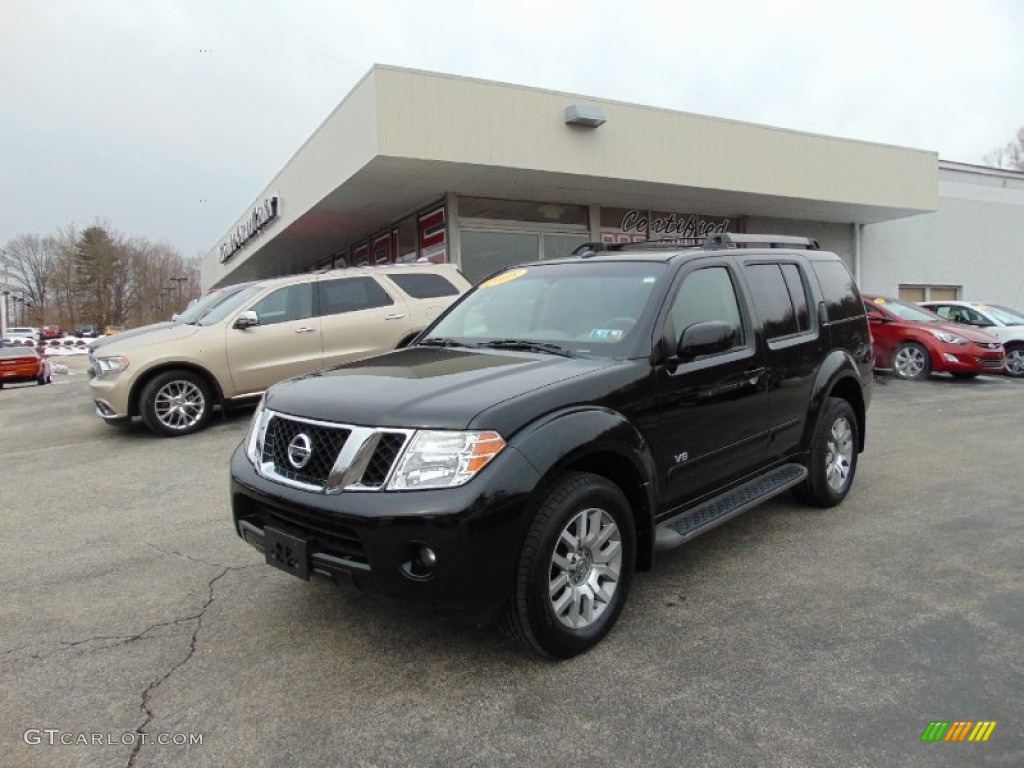 Super Black 2008 Nissan Pathfinder SE V8 4x4 Exterior Photo #101918375