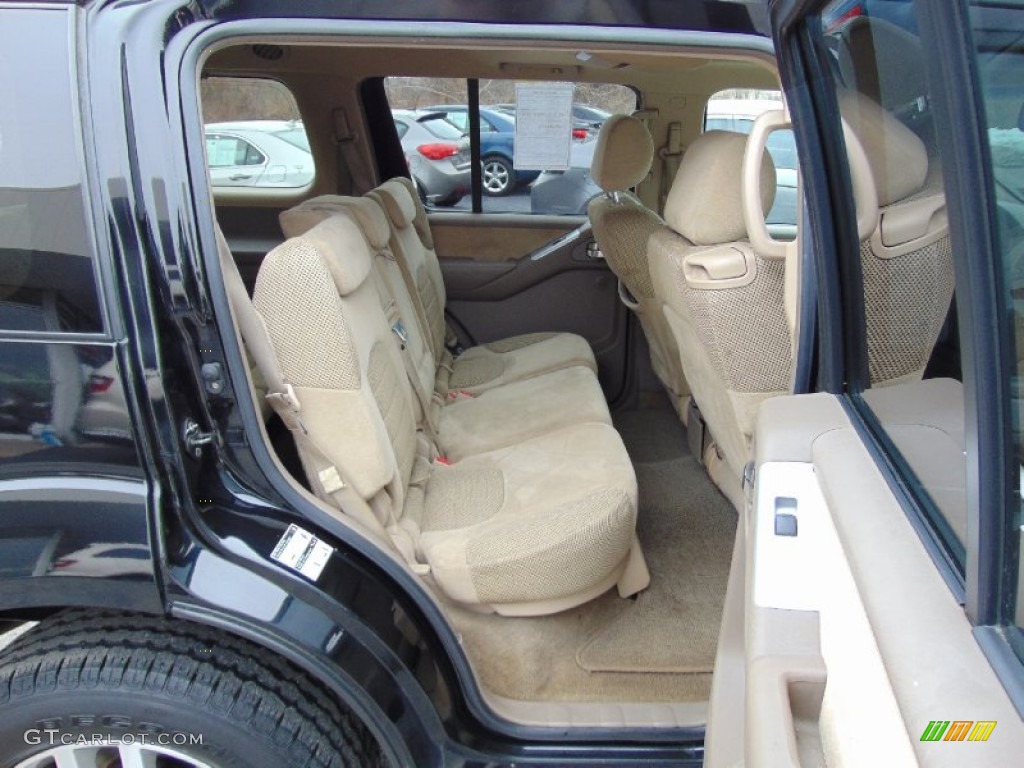 2008 Nissan Pathfinder SE V8 4x4 Rear Seat Photo #101918672