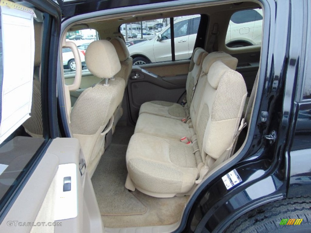 2008 Nissan Pathfinder SE V8 4x4 Rear Seat Photo #101918699
