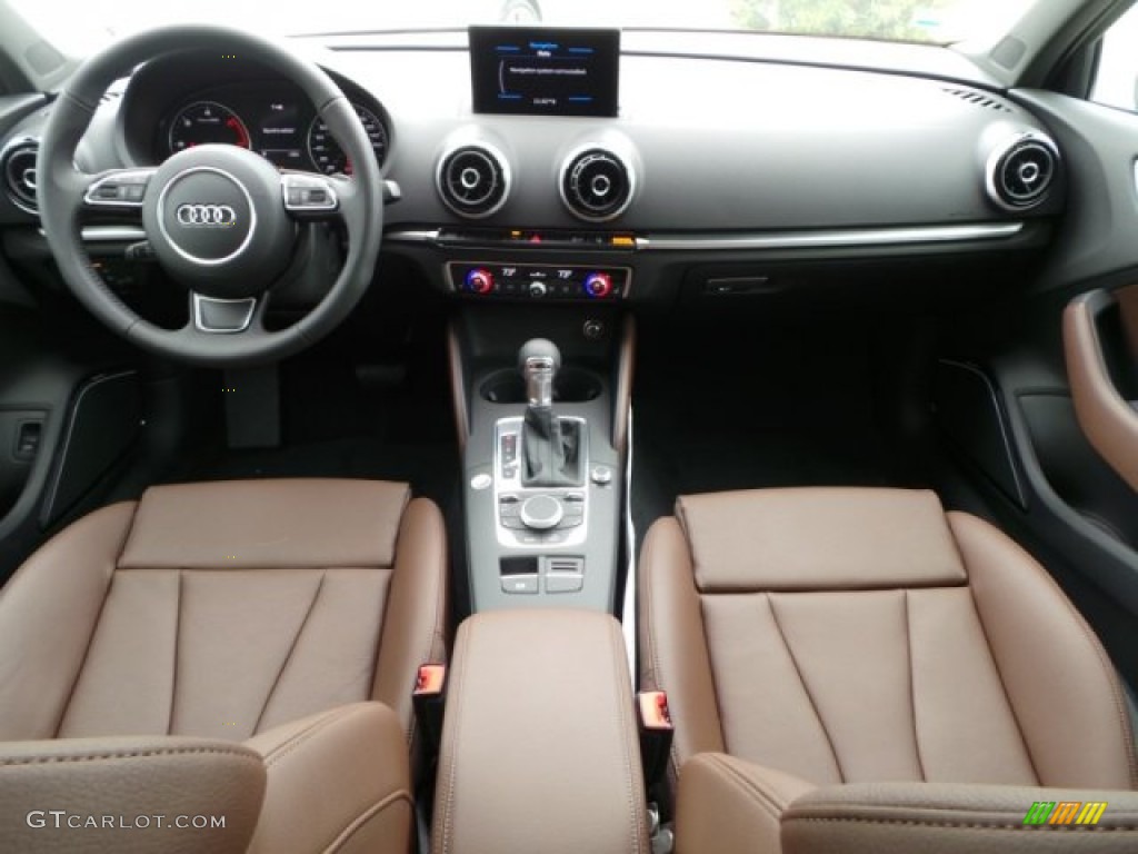 2015 A3 2.0 TDI Premium - Beluga Brown Metallic / Chestnut Brown photo #23