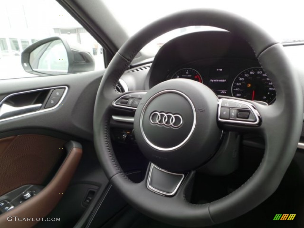 2015 A3 2.0 TDI Premium - Beluga Brown Metallic / Chestnut Brown photo #24