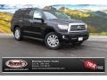 2015 Black Toyota Sequoia Platinum 4x4  photo #1