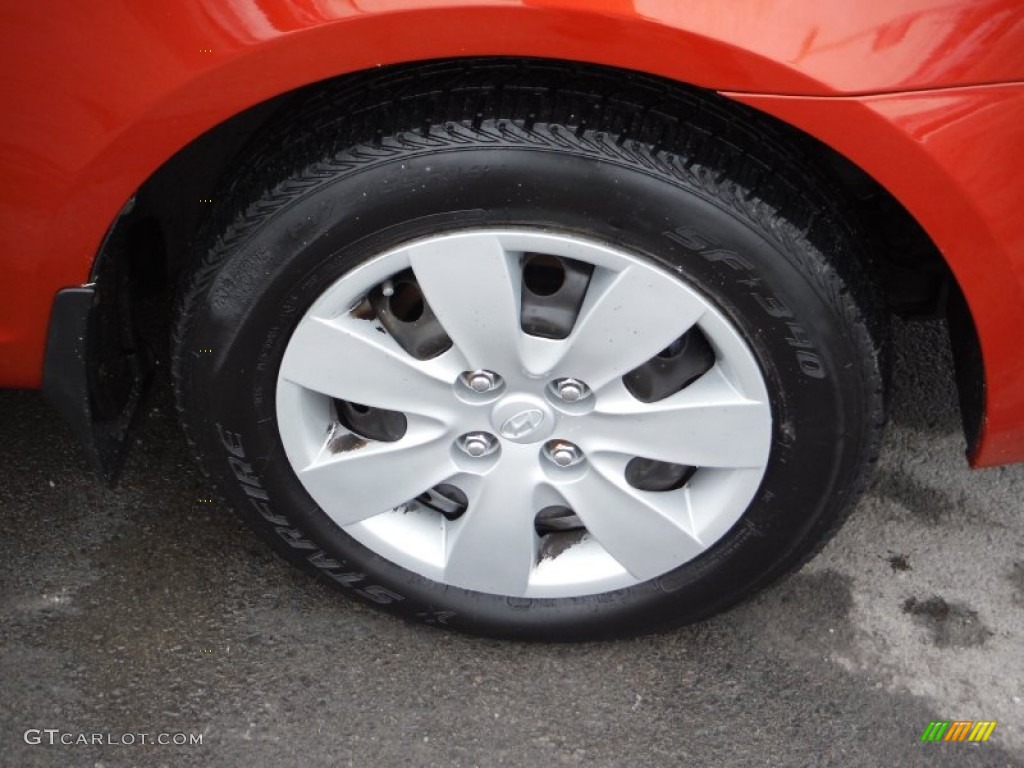 2010 Accent GS 3 Door - Tango Red / Black photo #3