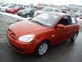 2010 Tango Red Hyundai Accent GS 3 Door  photo #5