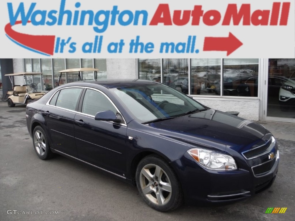 2008 Malibu LT Sedan - Imperial Blue Metallic / Ebony photo #1