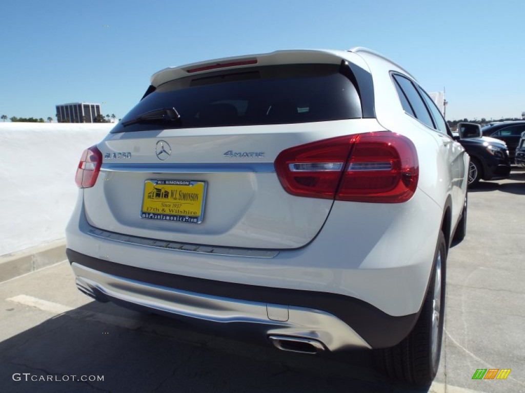 2015 GLA 250 4Matic - Cirrus White / Black photo #4