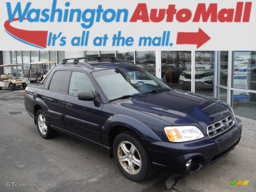 Mystic Blue Pearl Subaru Baja