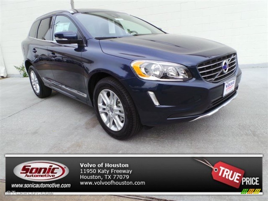 2015 XC60 T5 Drive-E - Caspian Blue Metallic / Off Black photo #1