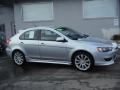 2010 Apex Silver Metallic Mitsubishi Lancer Sportback GTS  photo #2