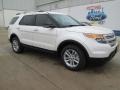 2015 White Platinum Ford Explorer XLT  photo #1