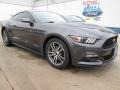 2015 Magnetic Metallic Ford Mustang EcoBoost Premium Coupe  photo #1