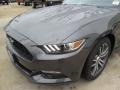 2015 Magnetic Metallic Ford Mustang EcoBoost Premium Coupe  photo #6