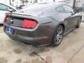 2015 Magnetic Metallic Ford Mustang EcoBoost Premium Coupe  photo #9