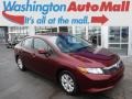 Crimson Pearl - Civic LX Sedan Photo No. 1