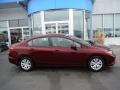 Crimson Pearl - Civic LX Sedan Photo No. 2