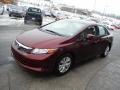 Crimson Pearl - Civic LX Sedan Photo No. 5