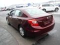 Crimson Pearl - Civic LX Sedan Photo No. 7
