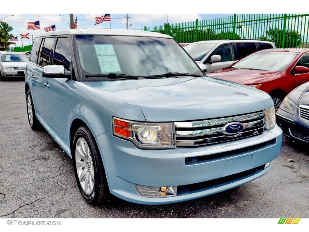 2009 Flex Limited - Light Ice Blue Metallic / Medium Light Stone photo #3