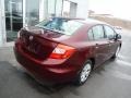 Crimson Pearl - Civic LX Sedan Photo No. 9