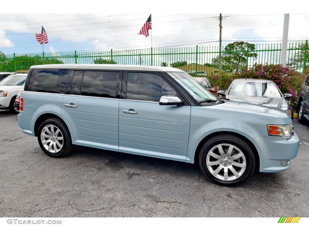 2009 Flex Limited - Light Ice Blue Metallic / Medium Light Stone photo #5
