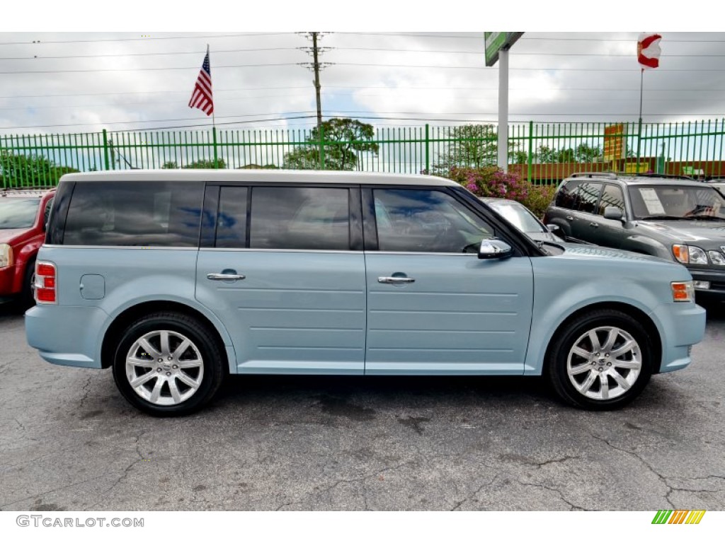 2009 Flex Limited - Light Ice Blue Metallic / Medium Light Stone photo #7