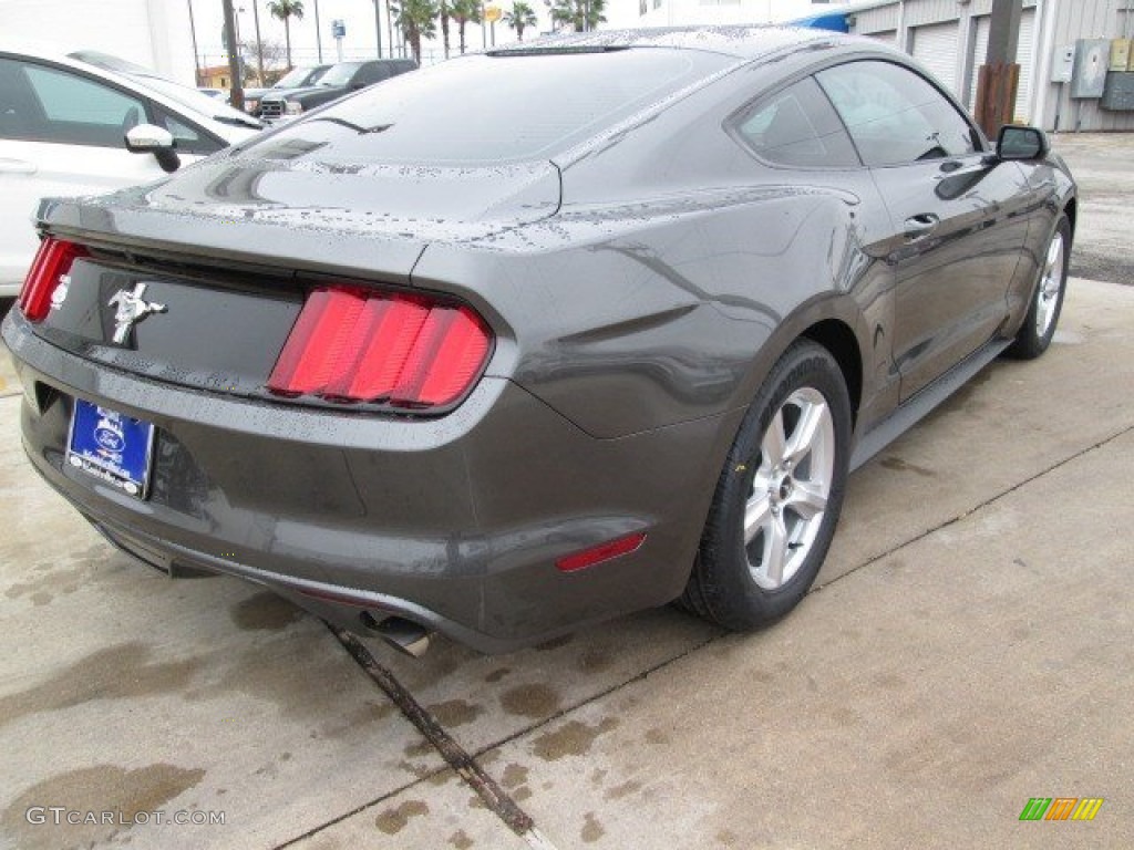 2015 Mustang V6 Coupe - Magnetic Metallic / Ebony photo #9