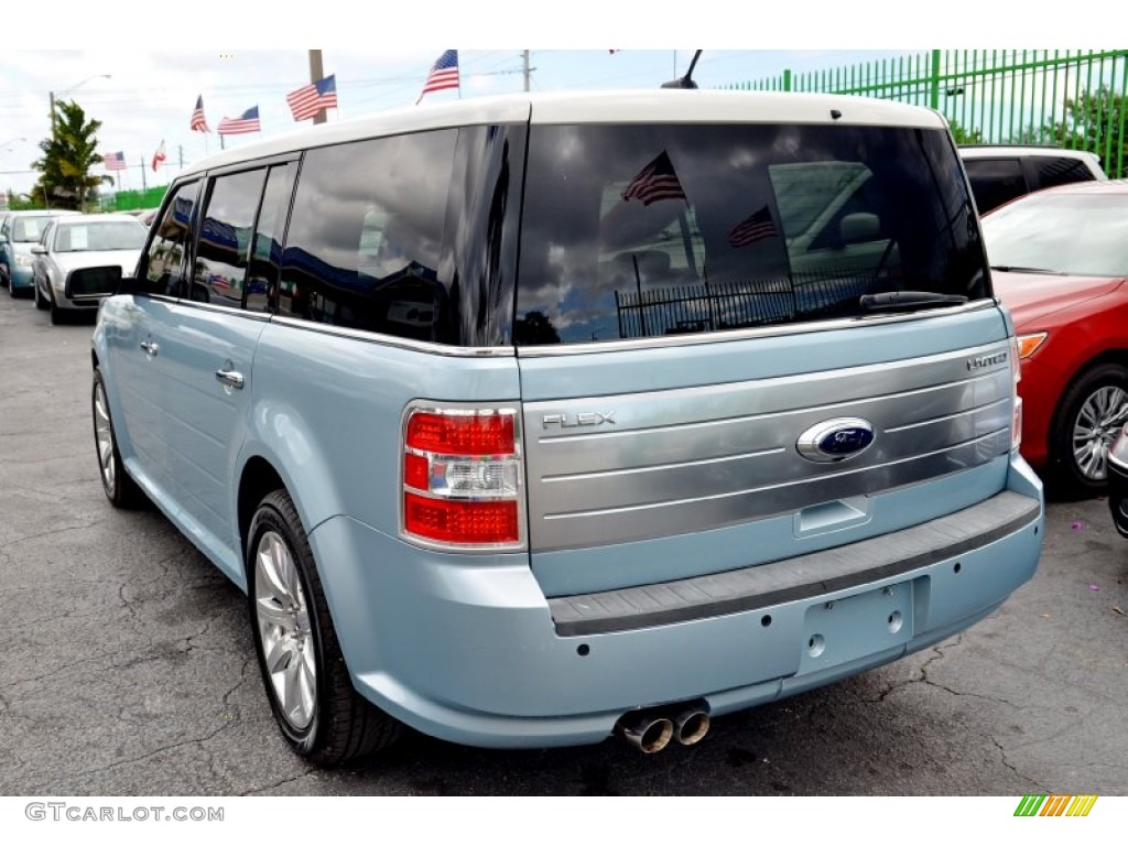 2009 Flex Limited - Light Ice Blue Metallic / Medium Light Stone photo #34