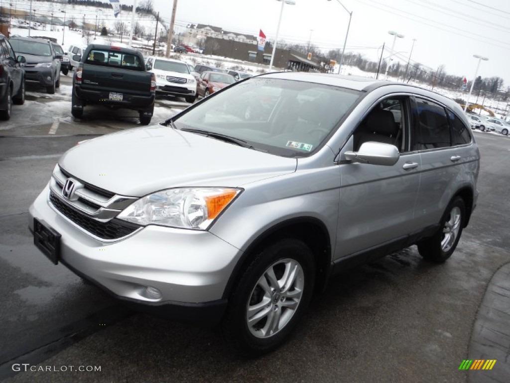 2011 CR-V EX-L 4WD - Alabaster Silver Metallic / Gray photo #7