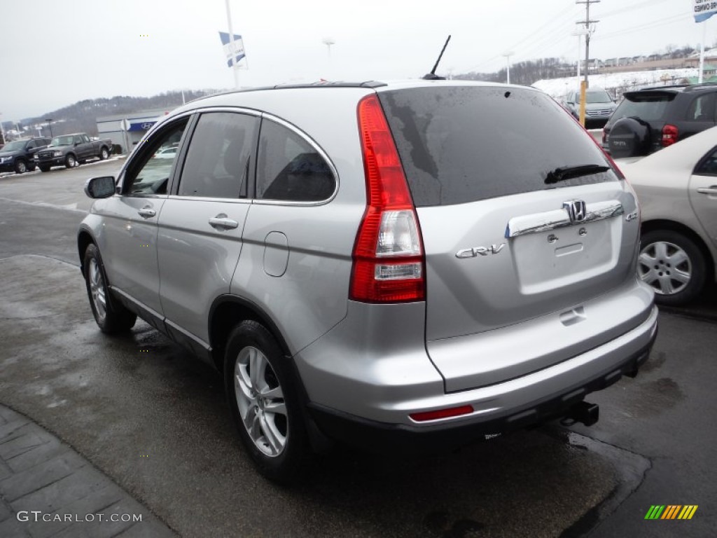 2011 CR-V EX-L 4WD - Alabaster Silver Metallic / Gray photo #9