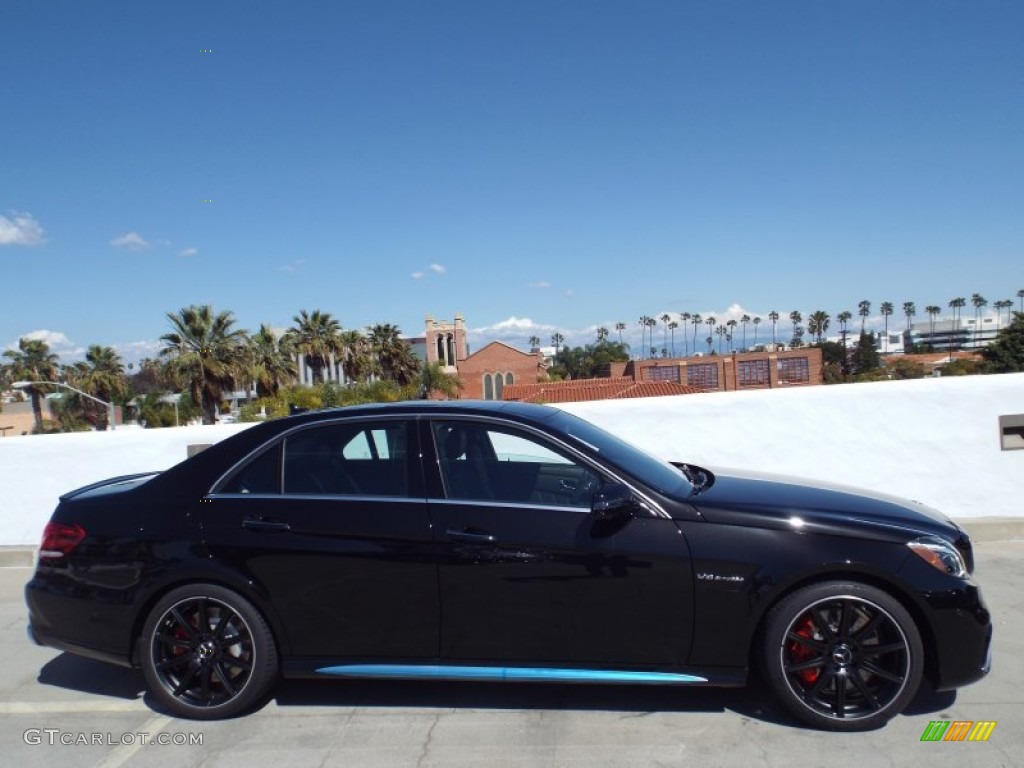Obsidian Black Metallic 2015 Mercedes-Benz E 63 AMG S 4Matic Sedan Exterior Photo #101927834