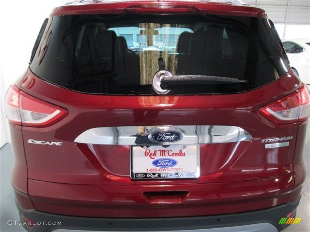 2015 Escape Titanium - Ruby Red Metallic / Charcoal Black photo #5