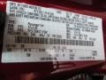RR: Ruby Red Metallic 2015 Ford Focus SE Hatchback Color Code