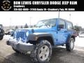 2015 Hydro Blue Pearl Jeep Wrangler Sport 4x4  photo #1