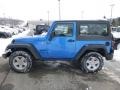 2015 Hydro Blue Pearl Jeep Wrangler Sport 4x4  photo #2