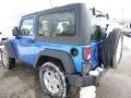 2015 Hydro Blue Pearl Jeep Wrangler Sport 4x4  photo #3