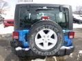 2015 Hydro Blue Pearl Jeep Wrangler Sport 4x4  photo #4