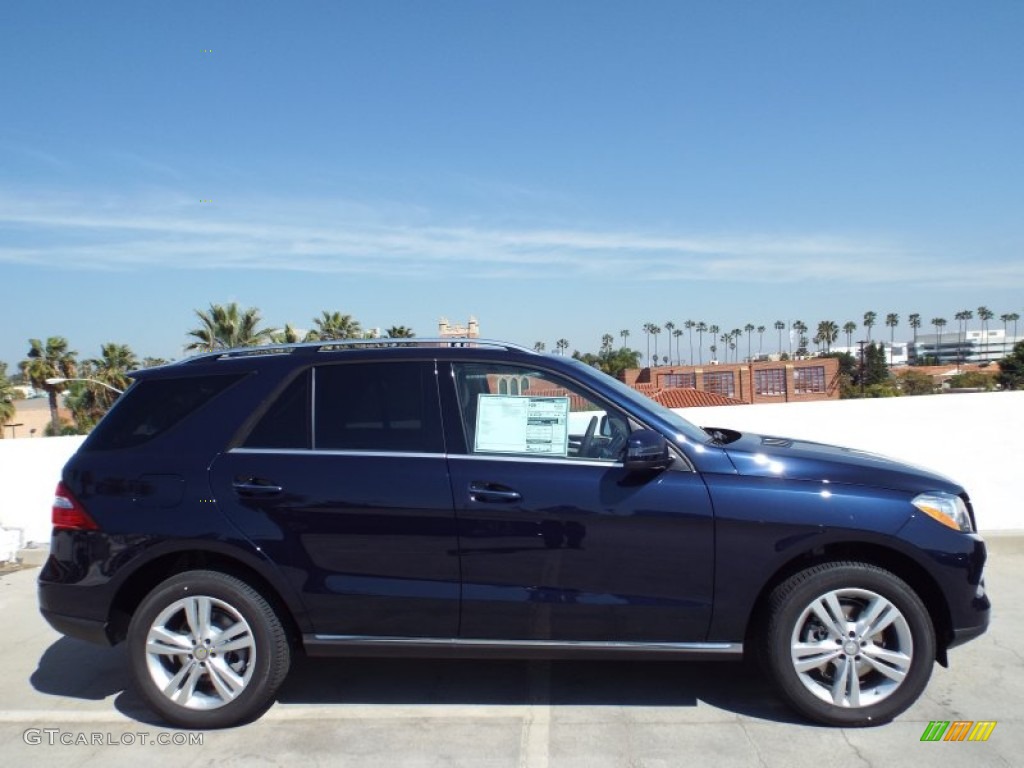 Lunar Blue Metallic 2015 Mercedes-Benz ML 350 Exterior Photo #101930687