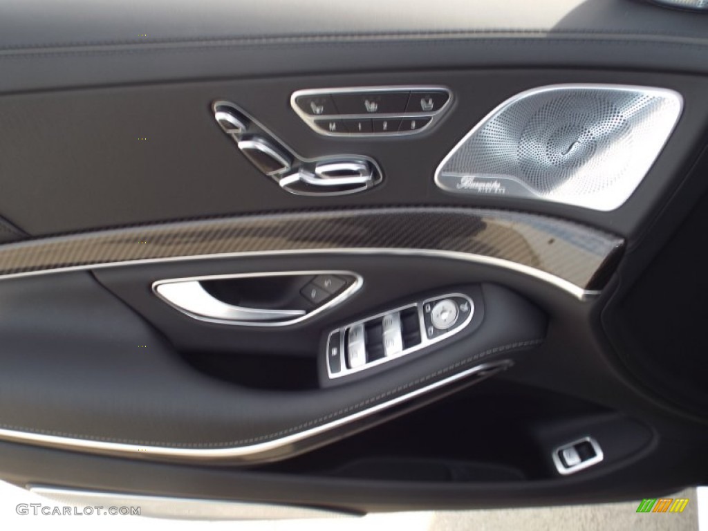 2015 Mercedes-Benz S 65 AMG Sedan Black Door Panel Photo #101931836