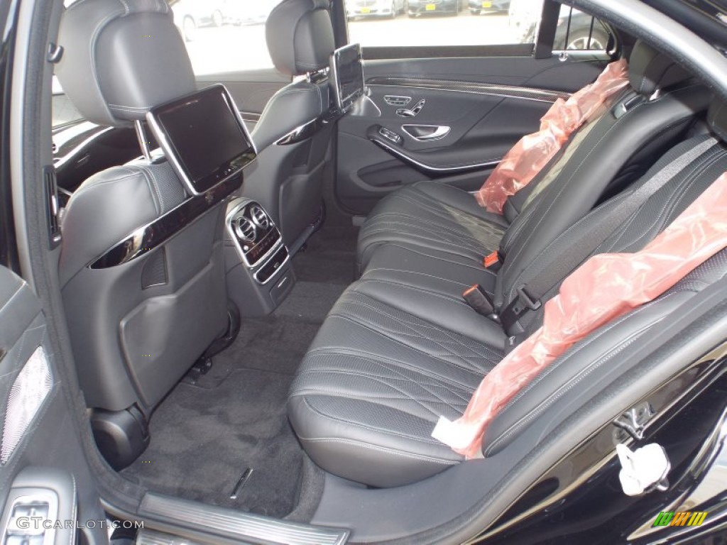 2015 Mercedes-Benz S 65 AMG Sedan Rear Seat Photo #101931895