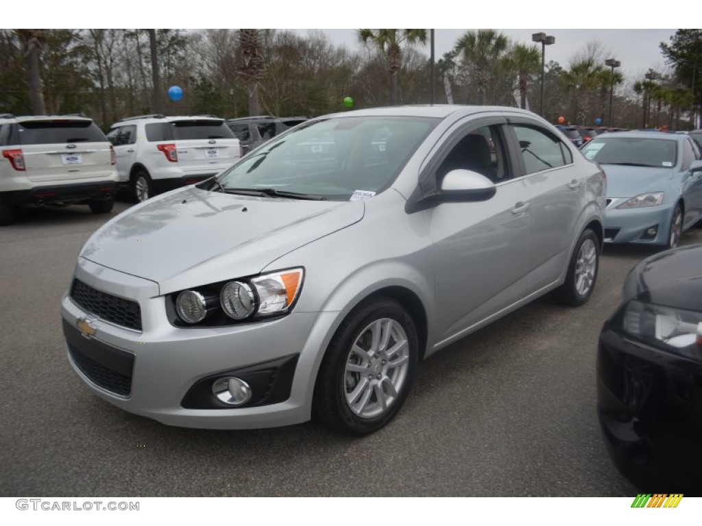 Silver Ice Metallic 2012 Chevrolet Sonic LT Sedan Exterior Photo #101932361